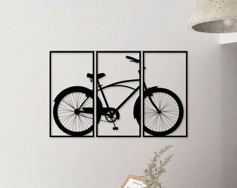 Wooden wall picture City Cruiser bicycle wooden sign to stick on for bicycle lovers decoration wall art birthday gift cyclist cycling sport