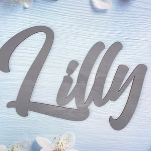 Wooden name plate Personalized lettering Children&#39;s room decoration Children Baby shower gift Door sign Name