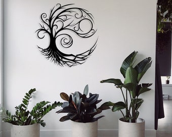 Tree of life wall decoration wooden wall art wooden decoration tree of life wooden tree decoration painting on a wooden wall decor to stick on