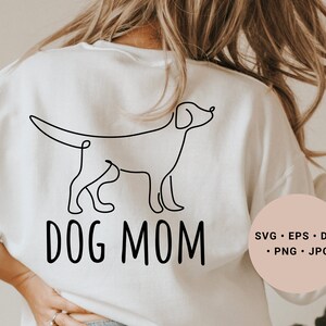 Perro mamá svg, Amante del perro Svg, Perro mama Svg, Camisa de perro Svg, Raza de perro Svg, Pata Svg, Cachorro Svg, Mascota Mamá Svg, Perro Línea Art Svg, Perro Minimalista