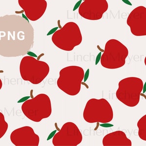 Apple Png, Apple Pattern Png, Apple Png, Teacher Apple Png, Back to School Png, Teacher Life Png, Fruit Png, Cricut