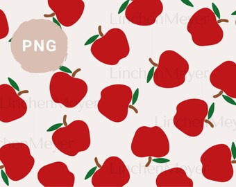 Apple Png, Apple Pattern Png, Apple Png, Teacher Apple Png, Back to School Png, Teacher Life Png, Fruit Png, Cricut