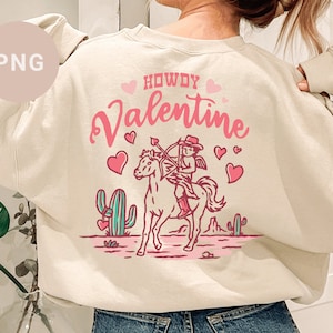 Howdy Valentine Png, Retro Valentine Png, Howdy Png, Vintage Cowboy Valentine Png, Howdy Valentine Sublimatie, Western Valentine Png, Liefde
