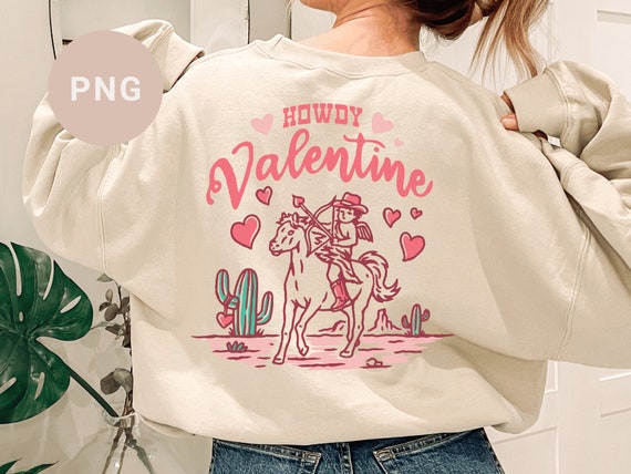 Howdy Valentine Png, Retro Valentine Png, Howdy Png, Vintage Cowboy Valentine Png, Howdy Valentine Sublimation, Western Valentine Png, Love