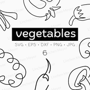 Vegetable svg Bundle, Chili Pepper svg, Broccoli svg, Mushroom svg, Gardening svg, Kitchen svg, Eggplant svg, Tomato svg, Leek svg, Cricut