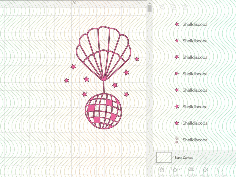 Disco Shell Shell Svg, Disco Ball Svg, Groovy Beach Party Svg, Beach Bachelorette ...