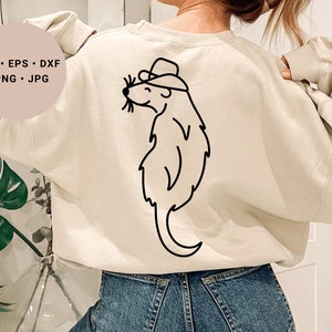 Gambá Svg, Cowboy Opossum, Cowboys Svg, Trash Pana Svg, Possums Svg, Woodland Animals Svg, Western Svg, Cowboy Hat Svg, Funny Animal Svg