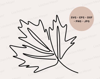 Maple Leaf svg, Fall svg, Canada svg, Thanksgiving svg, Autumn svg, Canada Day svg, Maple Leaf Line Art, Fall Door Sign svg, Fall Vibes svg