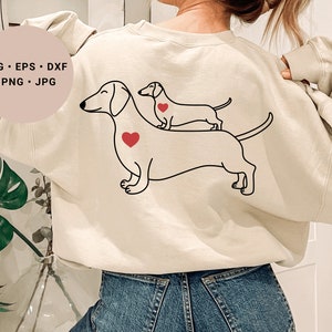 Dachshund Svg, Mothers Day Svg, Dachshund Mom Gift Svg, Dachshund Png, Dachshund Lover, Baby Dachshund Svg, Dachshund Family Svg, Wiener Svg