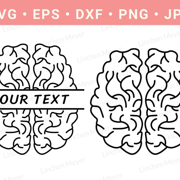 Human Brain Svg, Mental Health Svg, Mental Health Matters Svg, Anatomical Brain Svg, Neuroscience Gift, Healthy Mind Svg, Neurologist Svg