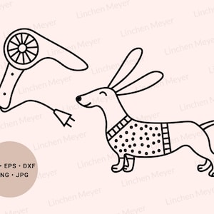 Dog Groomer, Dog Groomer Svg, Dog Groomer Png, Dog Mom Svg, Dachshund Svg, Hair Stylist Svg, Dog Groomer Gift, Dog Grooming Svg, Wiener Dog