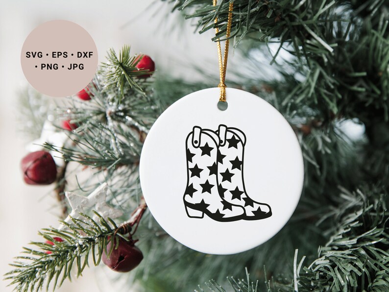 Cowgirl Boots Svg, Cowboy Boots Svg, Stars Svg, Cowgirl Bachelorette Svg, Western Svg-fil, Countrymusik Svg, Lets Go Girls Svg, Rodeo Svg bild 8