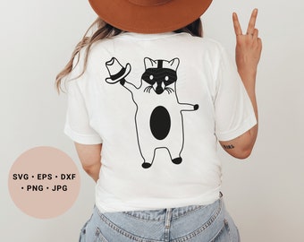 Raccoon Svg, Cowboy Hat Svg, Cowboy Raccoon Svg, Cute Raccon Svg, Texas Svg, Cowboys Svg, Rodeo Svg, Western Svg, Racoon Svg, Raccoon Png