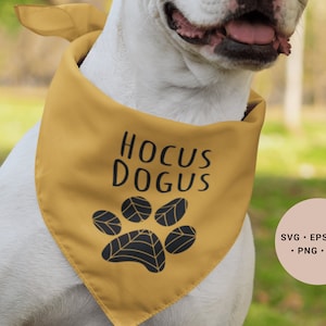 Halloween Dog Svg, Dog Lover Svg, Dog Bandana Svg, Halloween Dog Bandana Quotes, Dog Halloween Costume, Dog Fall Svg, Funny Dog Paw Svg, png