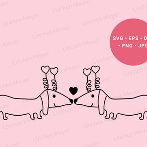 Dog Valentine Svg, Dachshund Svg, Wiener Svg, Dachshund Valentine Gift, Dachshund Valentine Shirt, Dachshund Mom Svg, Dachshund Lover Svg