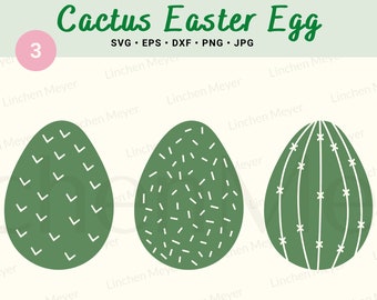 Cactus Easter Egg Svg, Cactus Svg, Happy Easter Svg, Cactus Easter Decoration, Cowboy Easter Svg, Easter Cactus Design, Western Svg, Desert