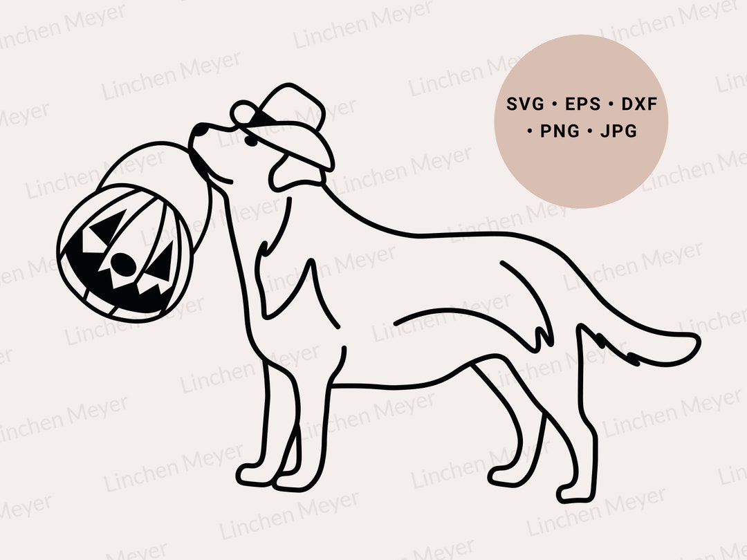 Halloween Dog Svg, Pumpkin Svg, Labrador Svg, Fall Dog Svg,fall Lab Svg ...