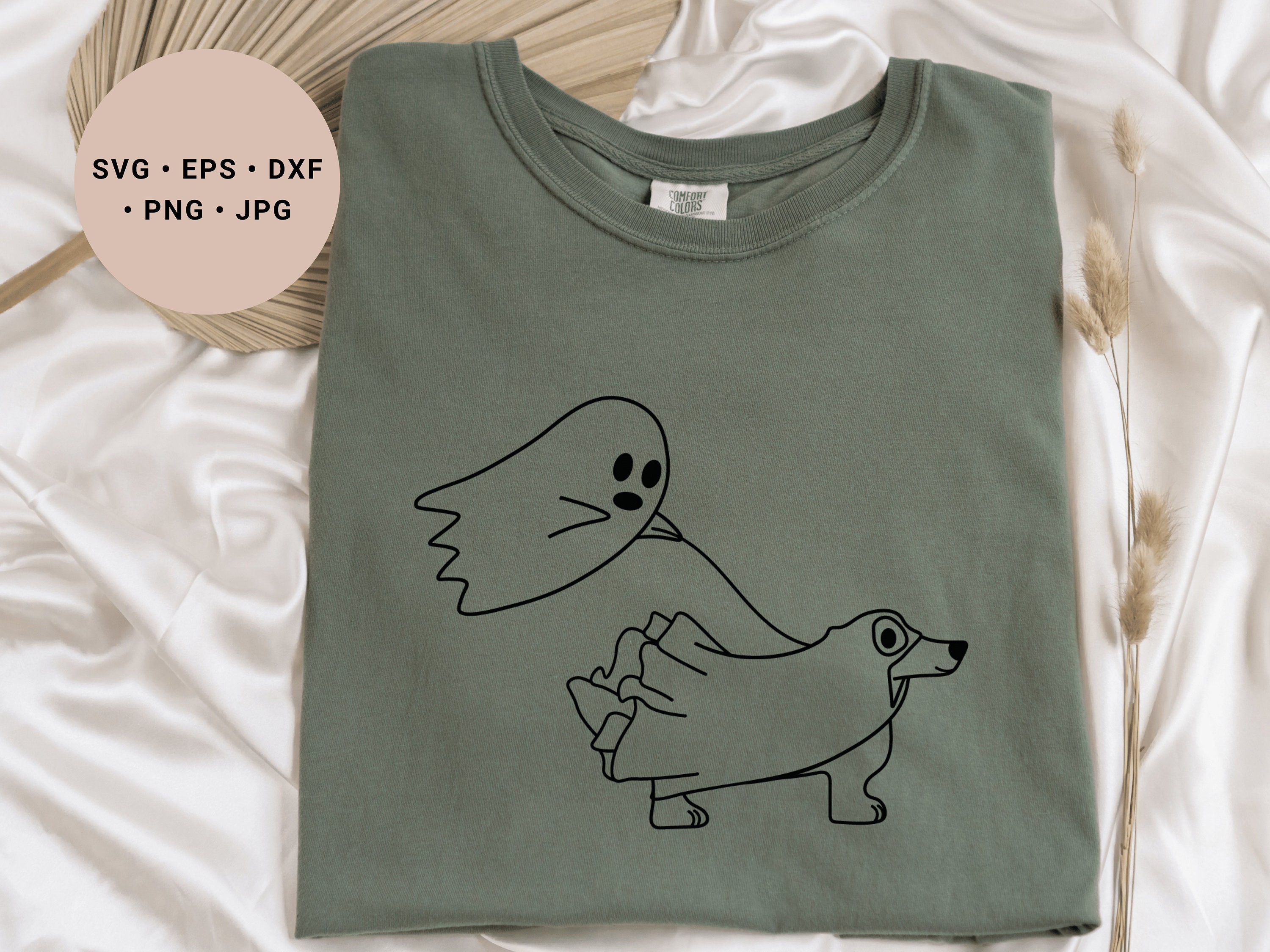 Ghost Walking Dog Svg, Ghost Dog, Halloween Dog, Dog Lover Svg ...