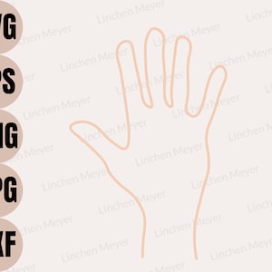 Hand Svg, Body Part Svg, Fingers Svg, Human Hands Svg, Arms and Hands Svg, Cricut Svg File, Hands Svg, Hand Png