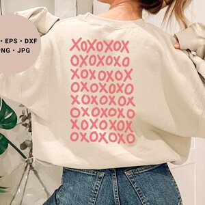XOXO Svg, Valentines Day Svg, Love Svg, Heart Svg, Hugs Svg, Kisses Svg, Valentine Shirt Svg, Valentine Decoration, Valentine Gift, XOXO PNG