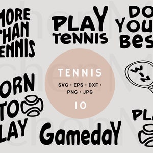 Tennis Svg Bundle, Cheer Mom Svg, Tennis Art, Game Day Svg, Tennis Poster, Tennis Svg for Tennis Shirt, Tennis Sweater, Tennis Gift, Sports