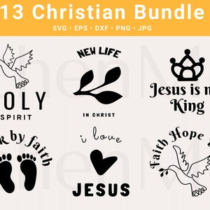 Christian Svg Bundle, Religious Svg Bundle, Scripture Bundle Svg, Faith Svg, God Svg, Jesus Svg, Waymaker Svg, Bible Verse Svg, Easter Svg