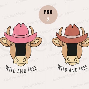 Cow Clipart, Western Clipart, Western Png, Cowboy Clipart, Farm Clipart, Texas Png, Cowgirl Clipart, Cowgirl Png, Boho Western Png, Wild Png