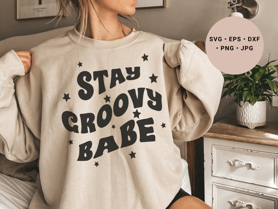 Stay Groovy Svg,Hippie Svg,Dance Svg, Good Vibes Svg, Stay Groovy Shirt Svg, Choose Happy Svg, Groovy Font Svg, Have a Good Day Svg, Cricut