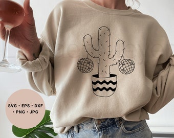 Disco Bachelorette Svg, Cactus Svg, Disco Ball Svg, Groovy Svg, Disco Cowgirl Svg, Western Svg, Texas Svg, Desert Bachelorette Svg, Cricut