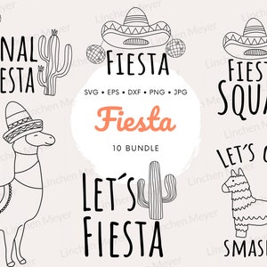 Mexican Svg, Fiesta Bachelorette Party, Final Fiesta Svg,Cactus Svg, Llama Svg, Sombrero Svg, Mexican Theme Party, Fiesta Png, Pinata Svg