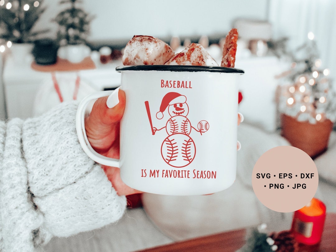 Baseball Snowman Svg, Snowman Svg, Santa Hat Svg, Christmas Story Svg