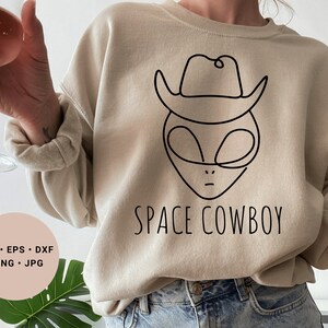 Alien Svg Cowboys Svg Cowboy Hat Svg Cosmic Cowboy Galaxy | Etsy España