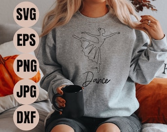 Ballerina Svg, Ballerina Painting, Ballerina Print, Ballet Dancer Svg Cut Files, Ballet Shoes Svg, Dance Svg, Dance Png, Dancing Woman Svg