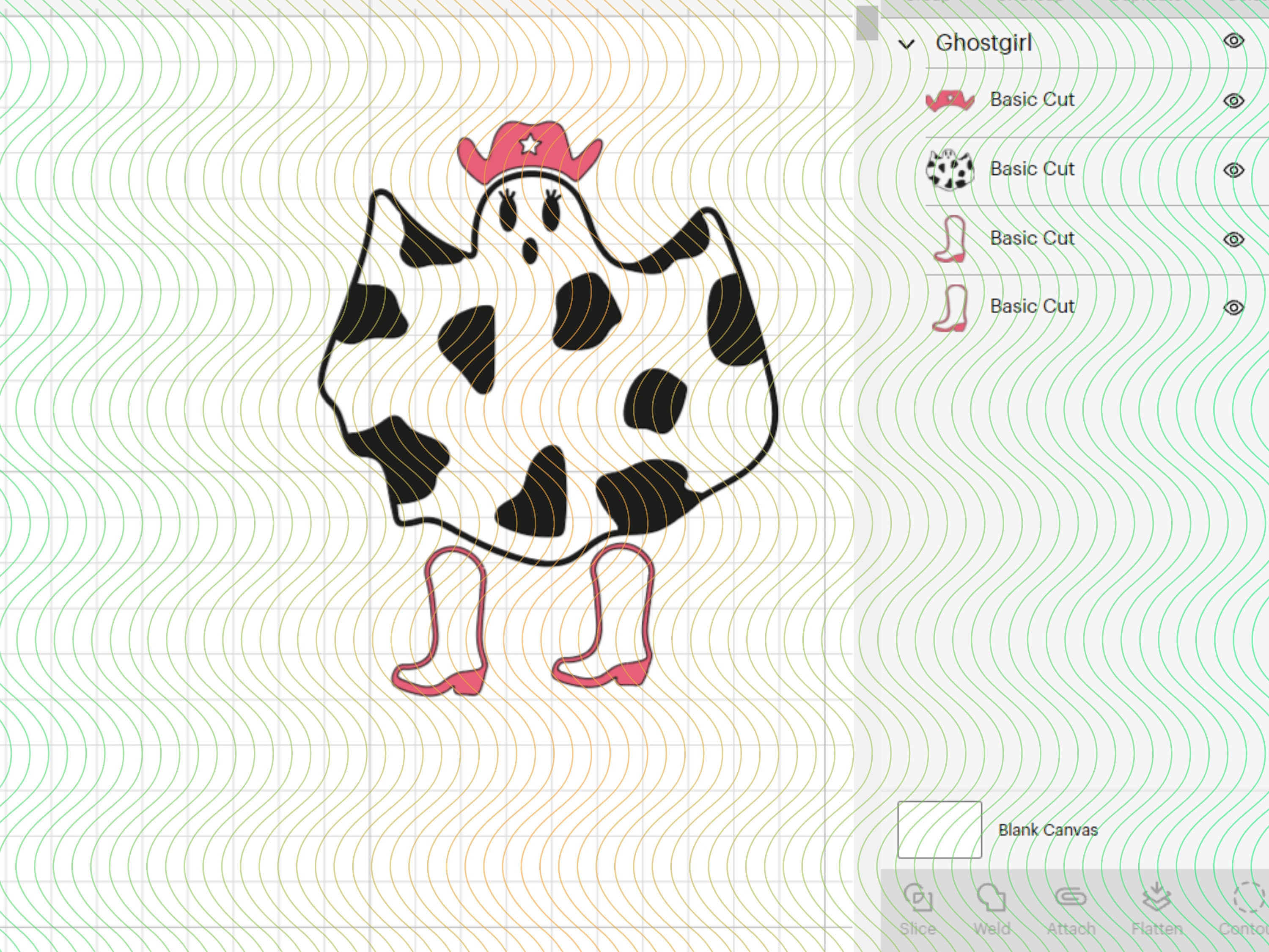 Cowboy Ghost Svg, Ghost Cow Pattern Svg, Cowgirl Boots Svg, Cowboy Hat ...