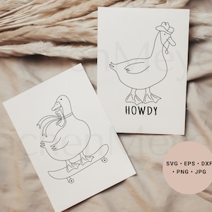Cowboy Duck svg, Cowboy Hat svg, Farm Animal svg, Western svg, Funny Duck svg, Duckeling, Howdy svg, Texas svg, Western Baby Shower svg, png