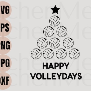 Volleyball Svg, Volleyball Christmas svg, Volleyball Christmas Shirt Svg, Volleyball Png, Volleyball Clipart, Volleyball Decor Svg,Sport Svg