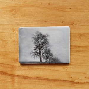 Black and White Photo Magnet