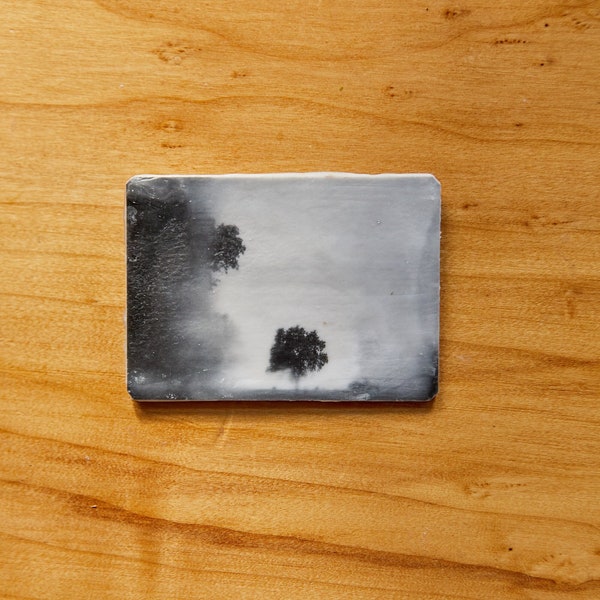 Black and White Photo Magnet