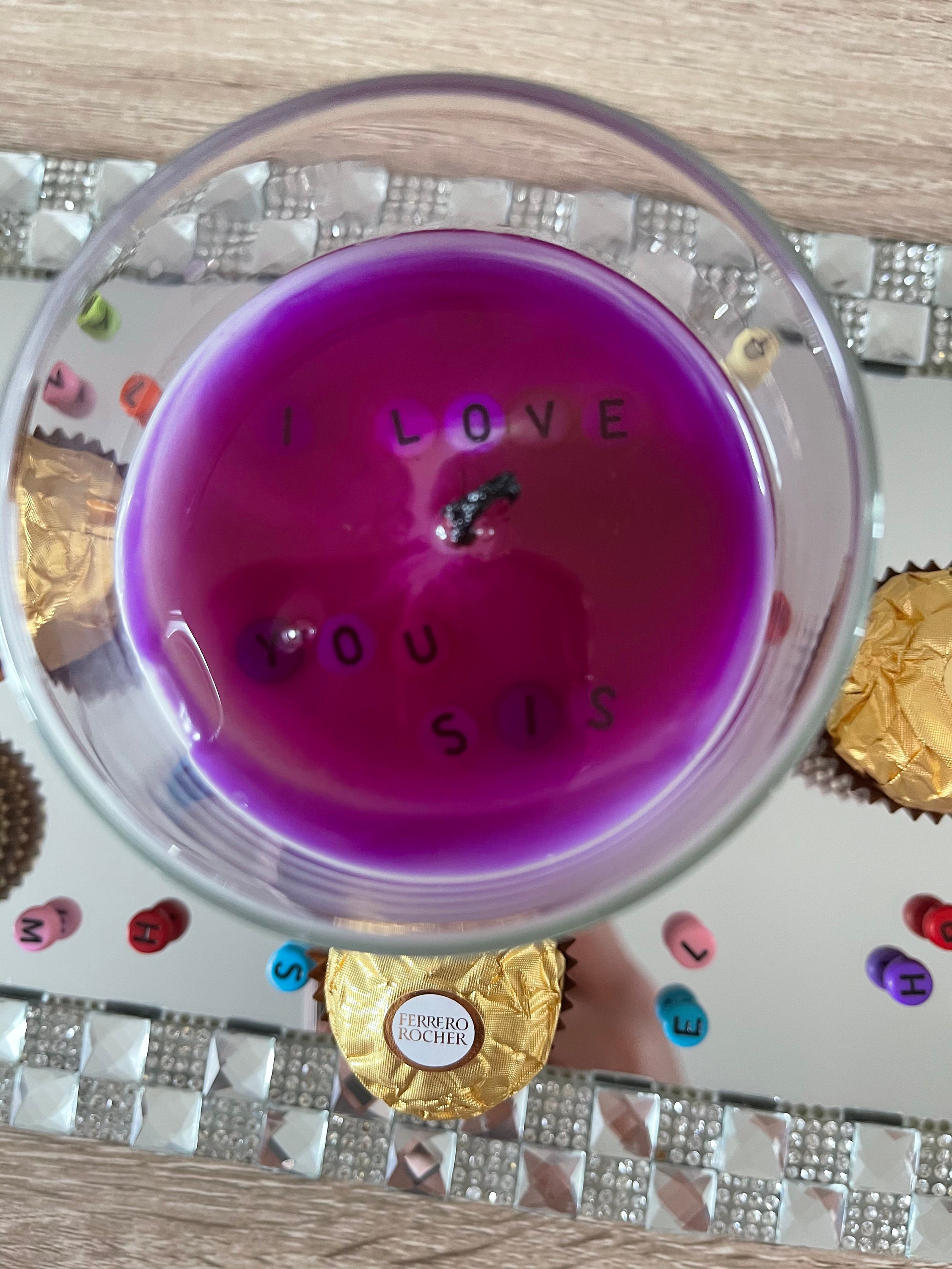 Custom made hidden message candles Etsy