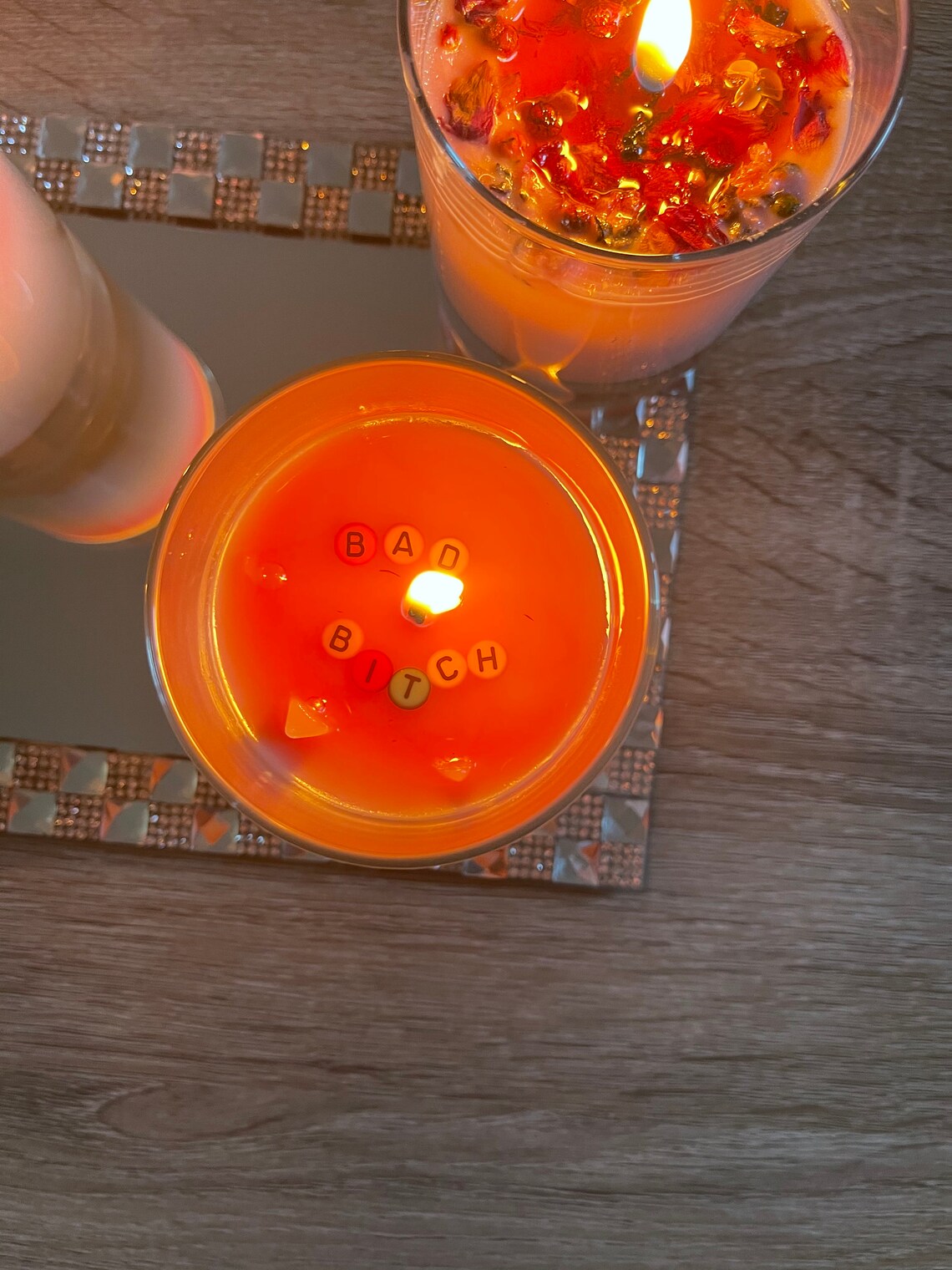 Custom made hidden message candles Etsy