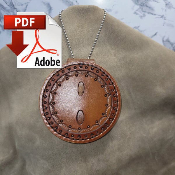 PDF downloadable pattern/ Badge Holder Police Sheriff Law Enforcement