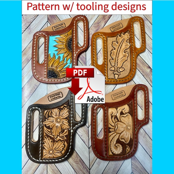 Pancake Knife Sheath PDF pattern 2.0