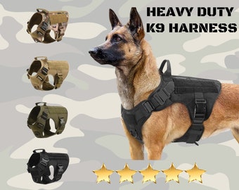 Service dog harness for German Shepherd w/h Velcro patches : German  Shepherd Breed: Dog harnesses, Muzzles, Collars, Leashes
