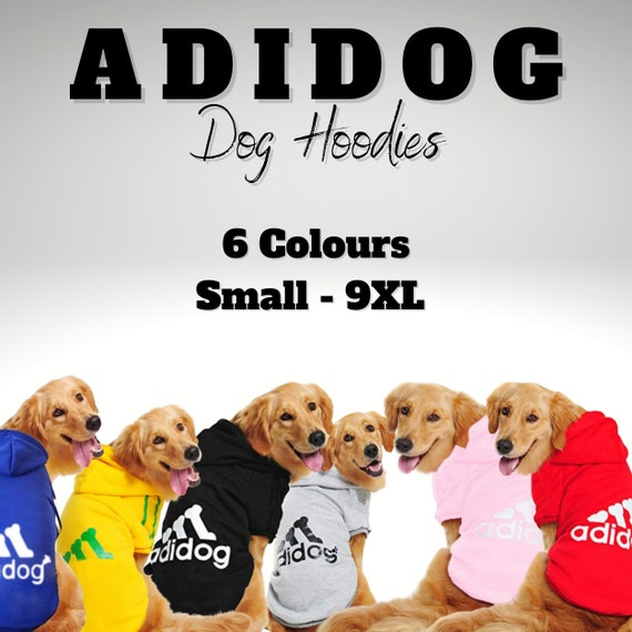 ADIDOG Dog Hoodie Jumper Jacket Coat Etsy Australia