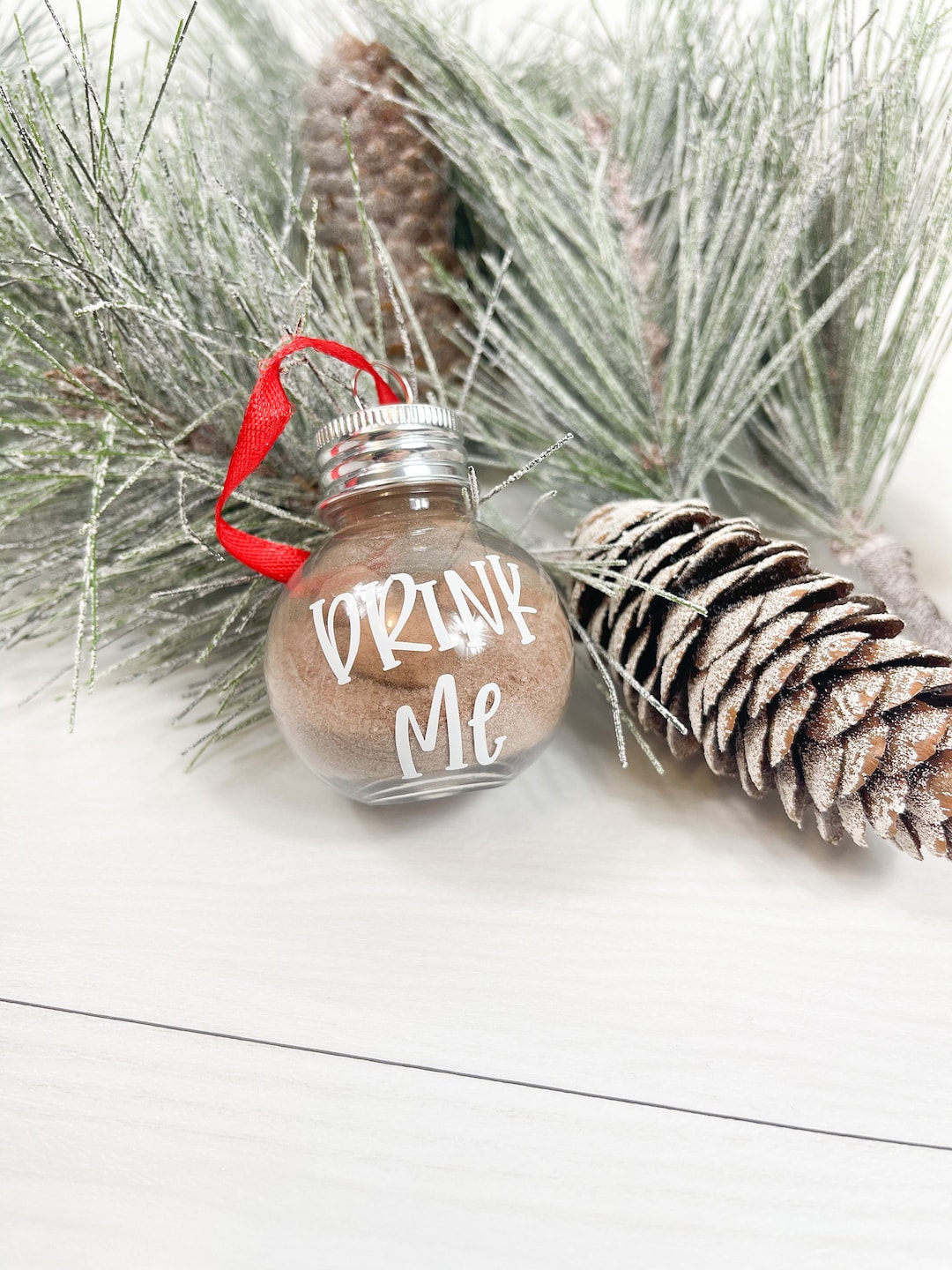 Christmas Ornaments Booze Balls Fillable Ornaments Etsy