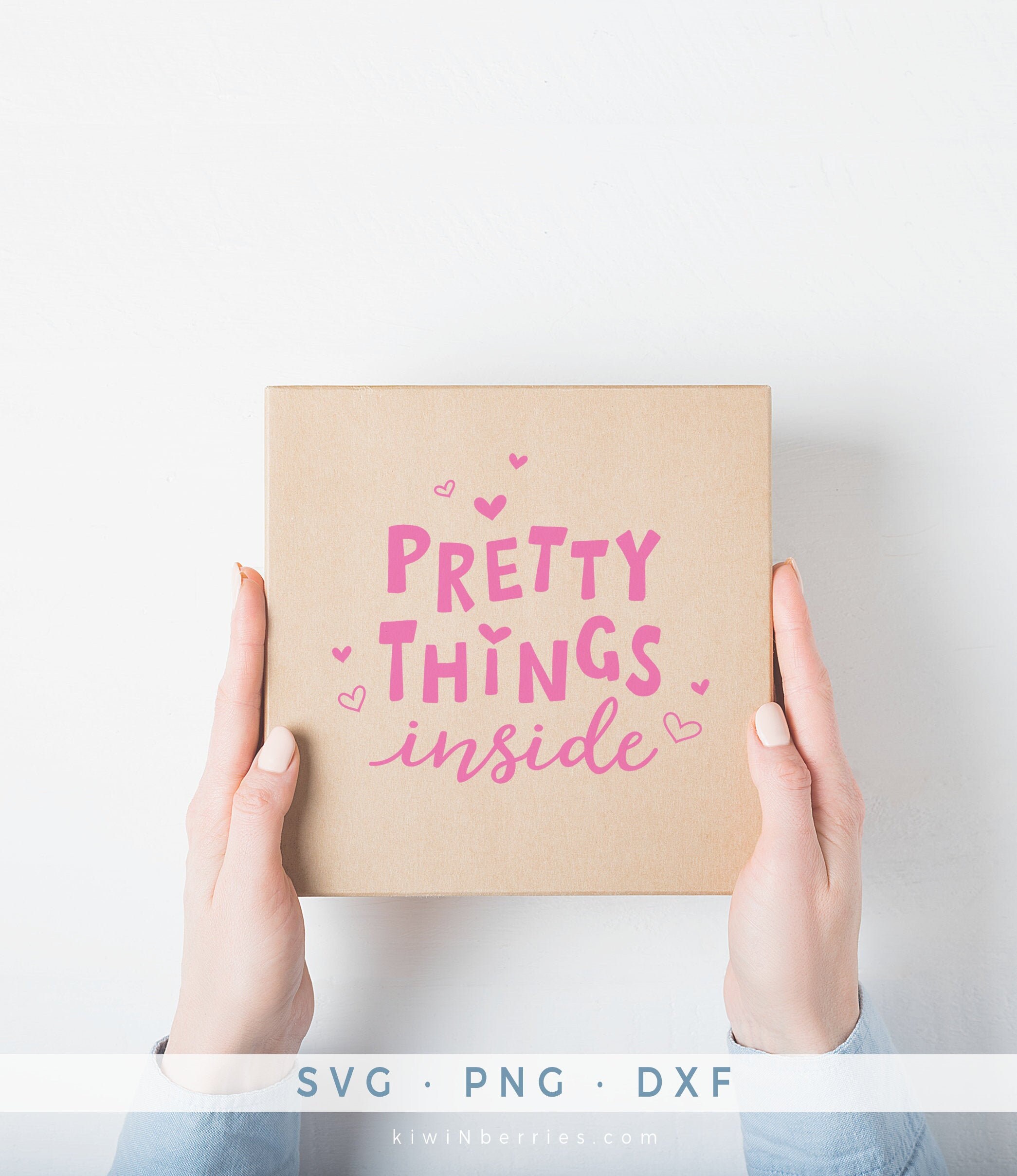 Pretty Things Inside Sticker Handmade With Love Sticker Personalisierte  Business Sticker Personalisierte Aufkleber für handgemachte Unternehmen -  .de