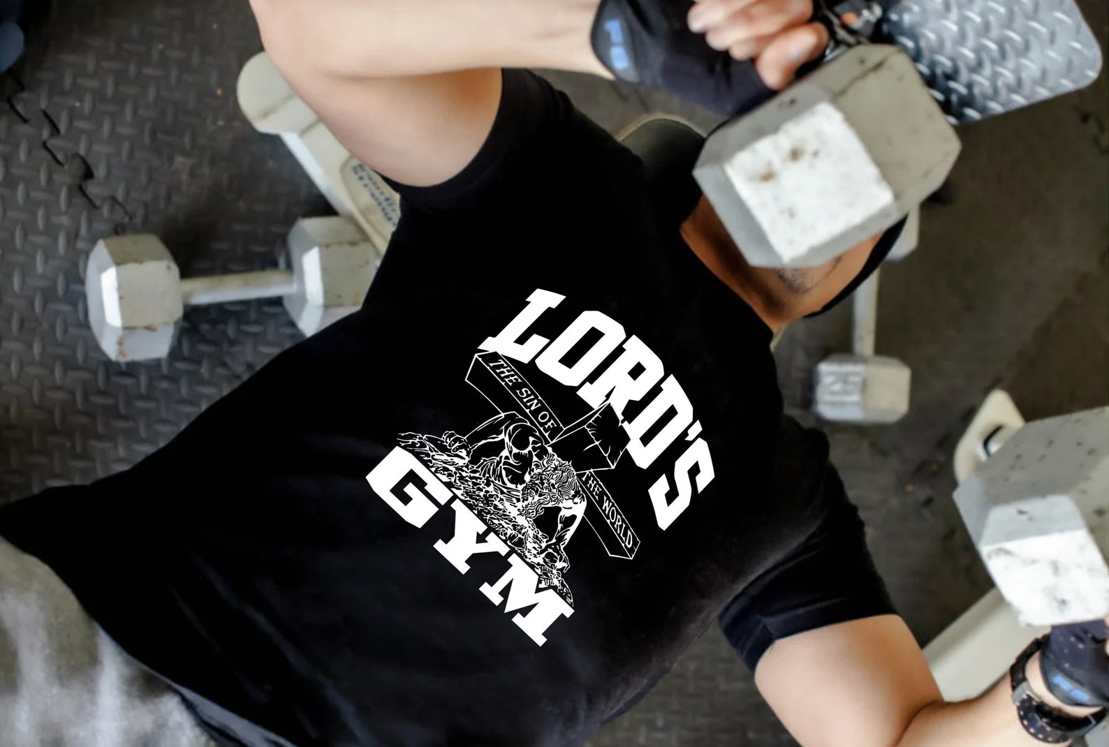 Lords Gym Tshirt His Pain Your Gain Jesus Christ God Etsy