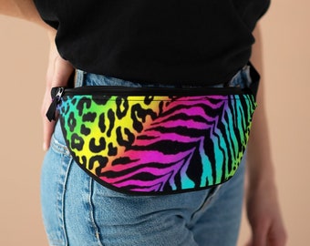 Animal Print Inspiriert Bauchtasche