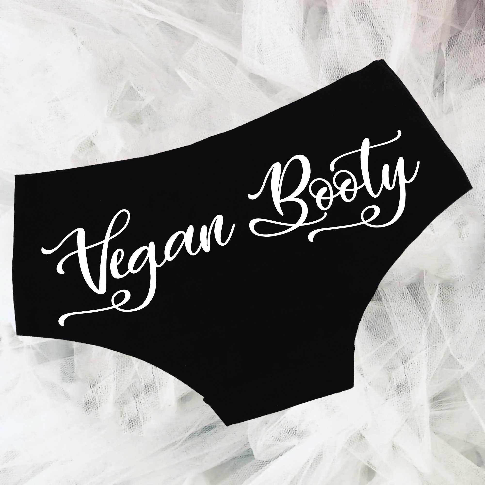 Vegan Booty Panties Custom Organic GString Thong Hipster Etsy