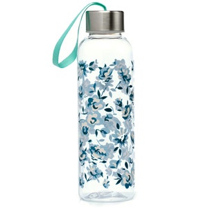 24 oz. Lady Ocean Reusable Single Wall Aluminum Water Bottle with Threaded Lid, Lady Liberty Ocean